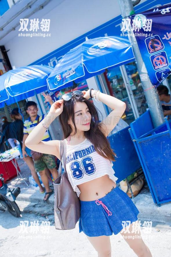 爱蜜社 - 莉娜lena的写真时间：肉丝？让我猜你心里的澎湃！