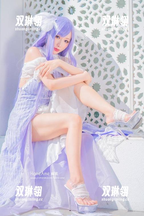暗示满满的雨波_HaneAme私房写真，加上VtuberVaibae的比基尼，OMG有什么不可以呢？