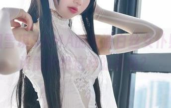 又一组雪琪SAMA的高清白丝女仆照片，谁能拒绝这样的视角？